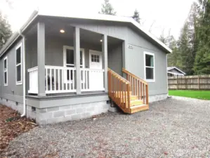 Built in covered deck