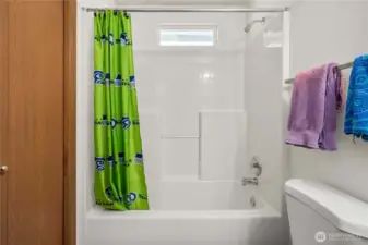 Main Full Bathroom with Laundry Closet