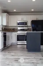 kitchen in open concept