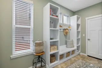 Mud Room off Garage