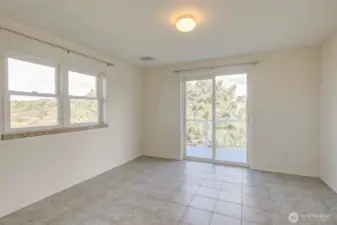 Guest bedroom on the top floor.