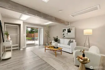 Lower level family room