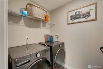 Laundry room upstairs.