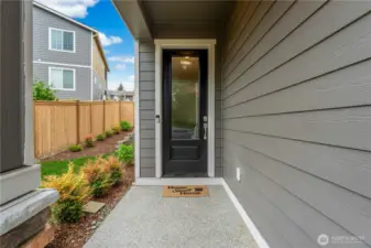 Front door.
