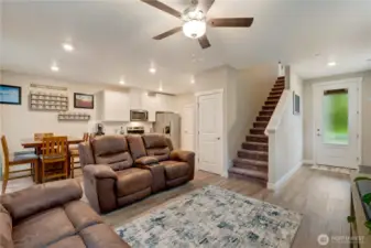 Ceiling fan.