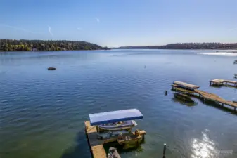 Your Dock. Your Lake. Launch from your own backyard-this is true waterfront living on Lake Washington.