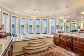 Another angle, more to love. Spacious layout with separate shower and tranquil tones for everyday luxury.