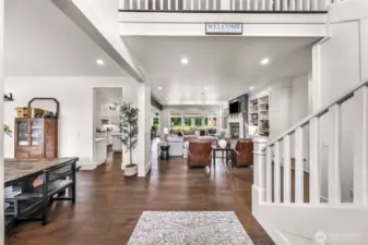 Inviting entry in to this beautiful and tastefully designed home.