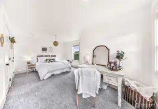 Upstairs spacious bedroom.