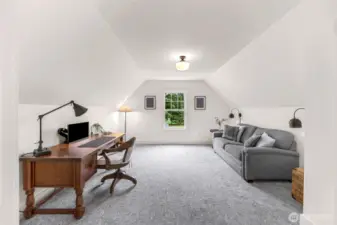 Upper office, exercise room, craft room use your imagination.
