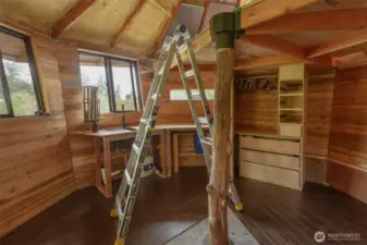 Insulated and dry, this sweet space awaits final touches.