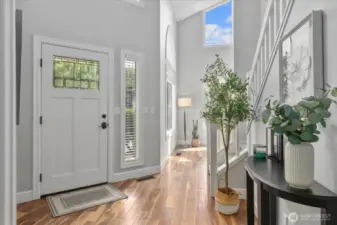 Welcoming Entry with Vaulted Ceiling
