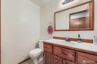 1/2 bath on main floor.
