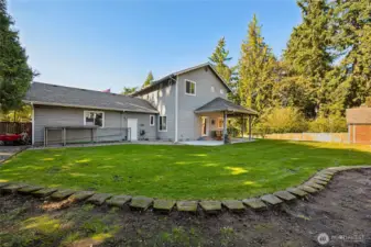 Spacious backyard just waiting for games, gatherings, and memorable moments.