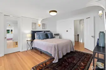 Now, it has an en suite bathroom and an office attached.