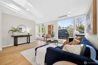 Bright main floor open living room