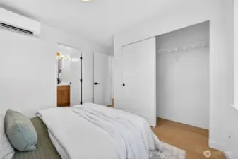 Main bedroom with ensuite bathroom