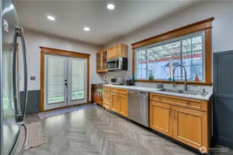 Updated kitchen with newer appliances, newer flooring and updated electrical.