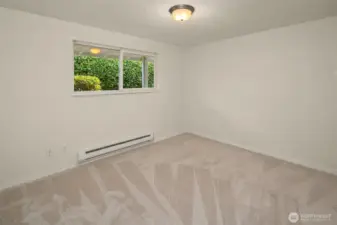 New wall to wall carpeting in both bedrooms & closets