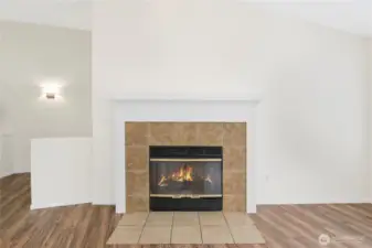 Living Room- Fireplace