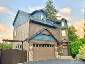 Welcome home! Notice the RV parking & easy maintenance front yard!