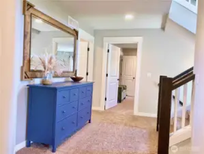 Generous sized hallways offer convenient easy access throughout the house.