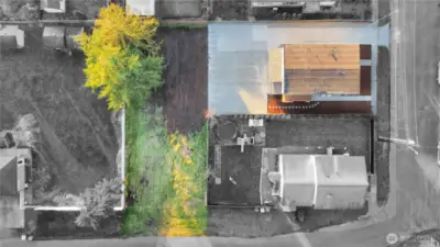 Aerial of property that is included