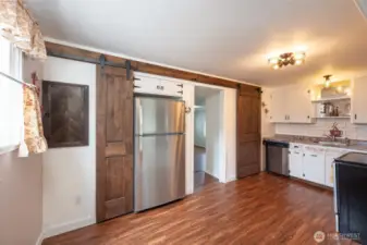 Kitchen with great pantry storage