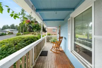 inviting front porch