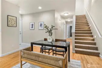 Main level living with additional bedrooms upstairs