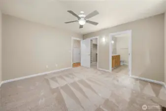 Convenient main-floor primary bedroom for easy living