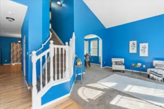 As you enter to the formal living or sitting area