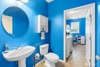door to laundry room