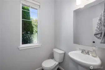 1/2 bathroom on main