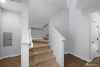 Wide staircase