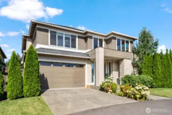 Front of home.