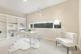 Spacious office on main floor.