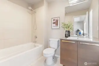 En suite bath off guest bedroom #1.