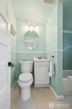 Lower level bathroom.