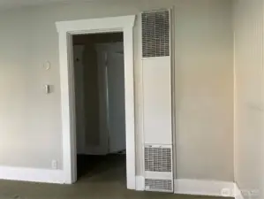 Doorway to bedrooms and bathroom