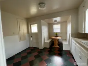 Kitchen and eating nook