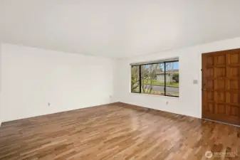 Here is the living room as it is.