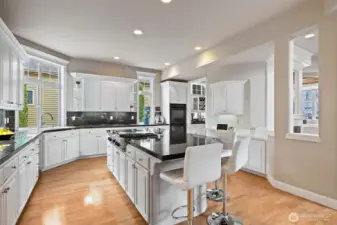 Large center island.