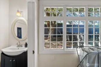 Lower level laundry and half bath fully remodeled