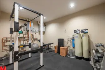 H2o treatment room/work out room