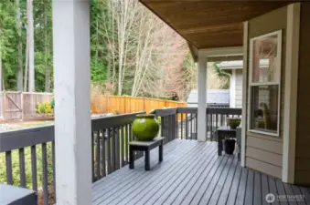Covered Deck off kitchen