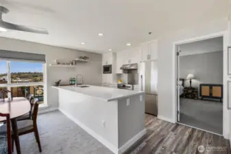 Look at all the counter space