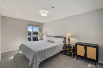 Primary bedroom, looking south