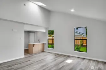 The beautifully designed ADU great room is perfect for versatile day-to-day living.