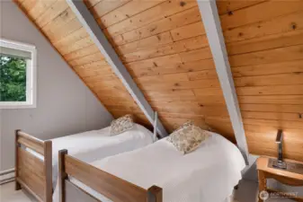 2nd bedroom is upstairs.